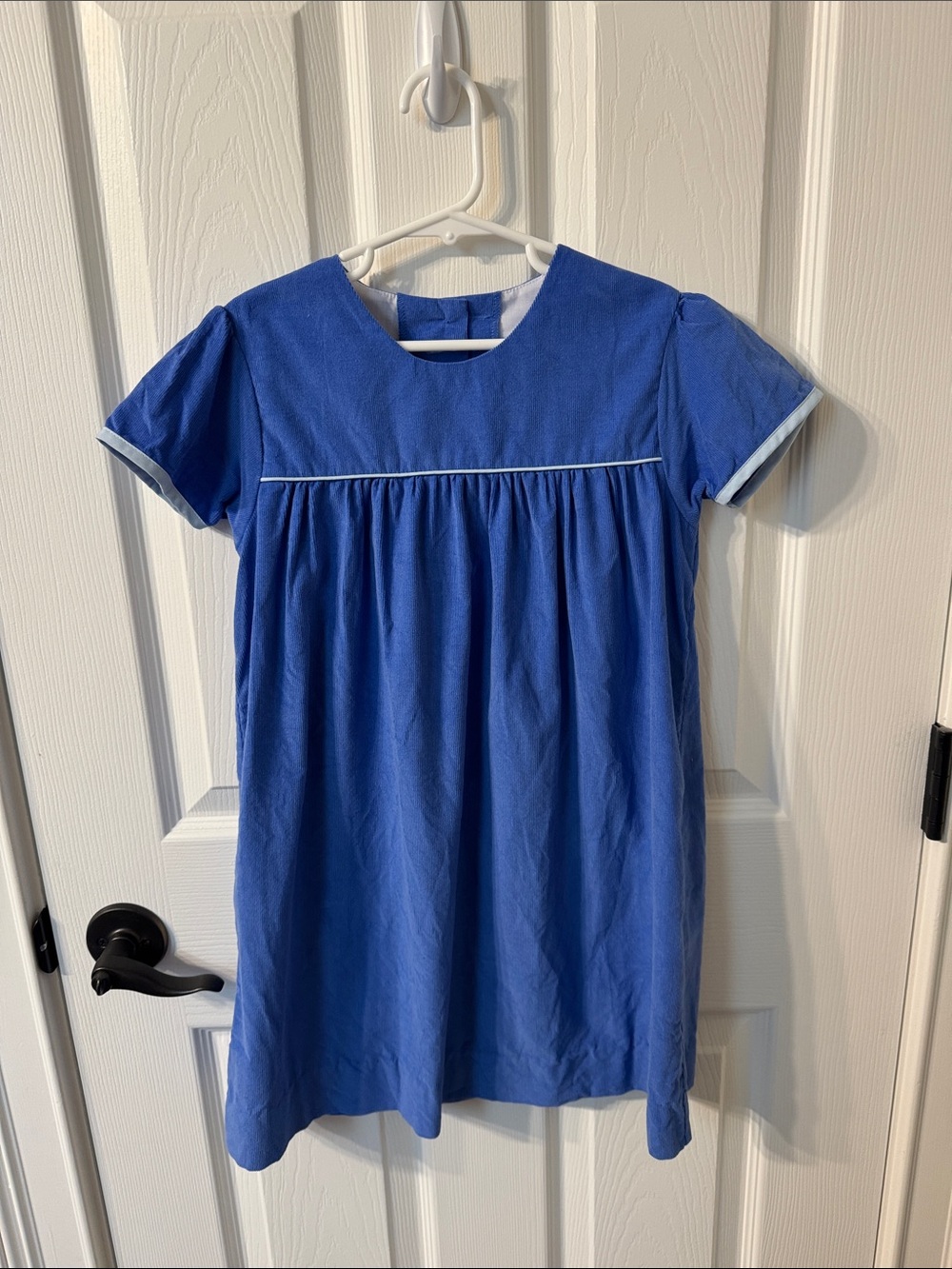 The Beaufort Bonnet Company blue corduroy dress.